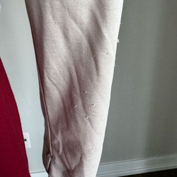 BCBGMAXAZRIA Donnie Draped Waterfall Crop Cardigan Beige - Picture 5 of 9